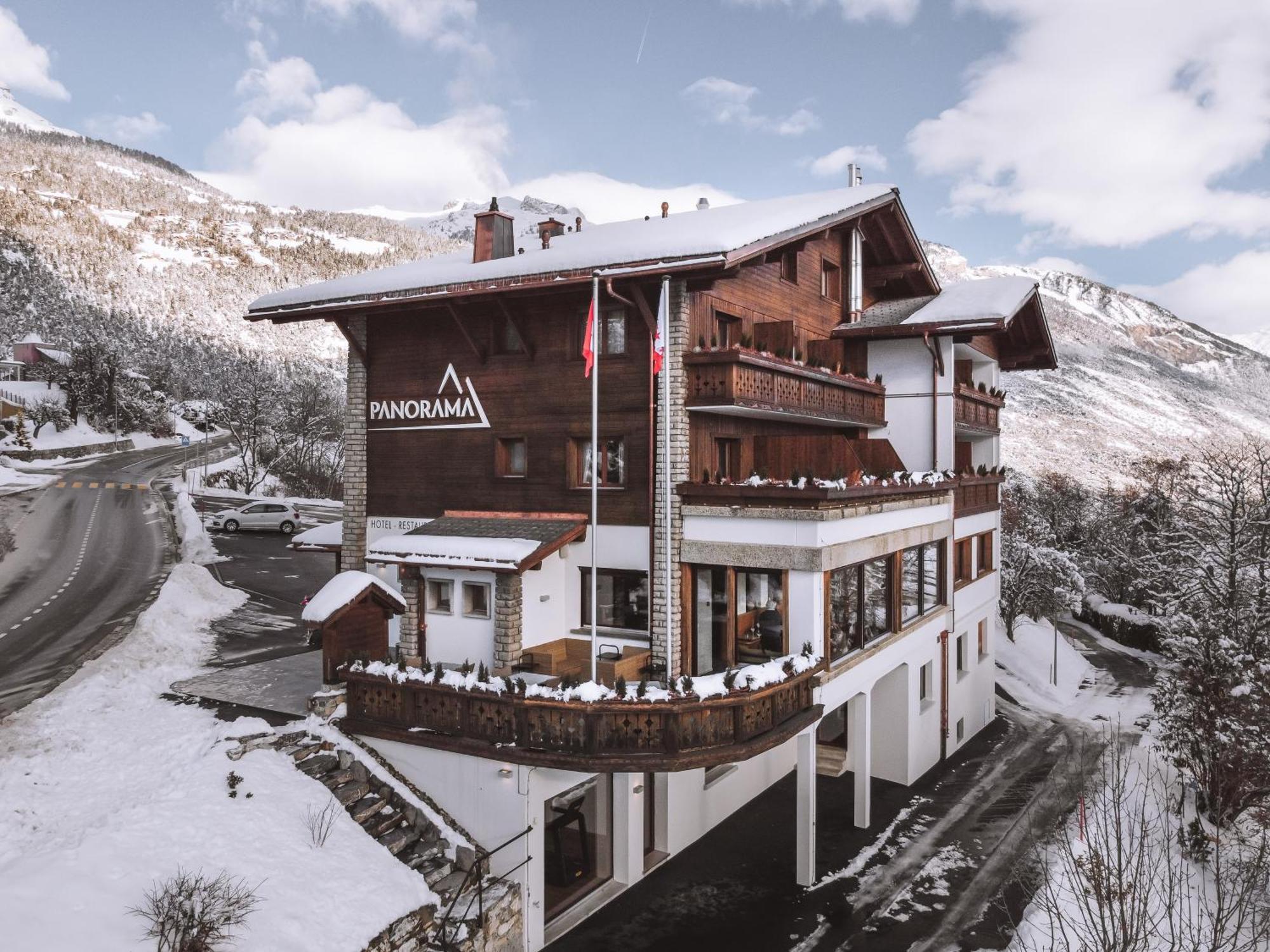 Hotel Panorama Crans-Montana Exterior foto